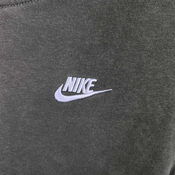 Boys Kids Nike Olive Green Hoodie Cotton Blend Casual Wear Long Sleeve Size L - Picture 2 of 8